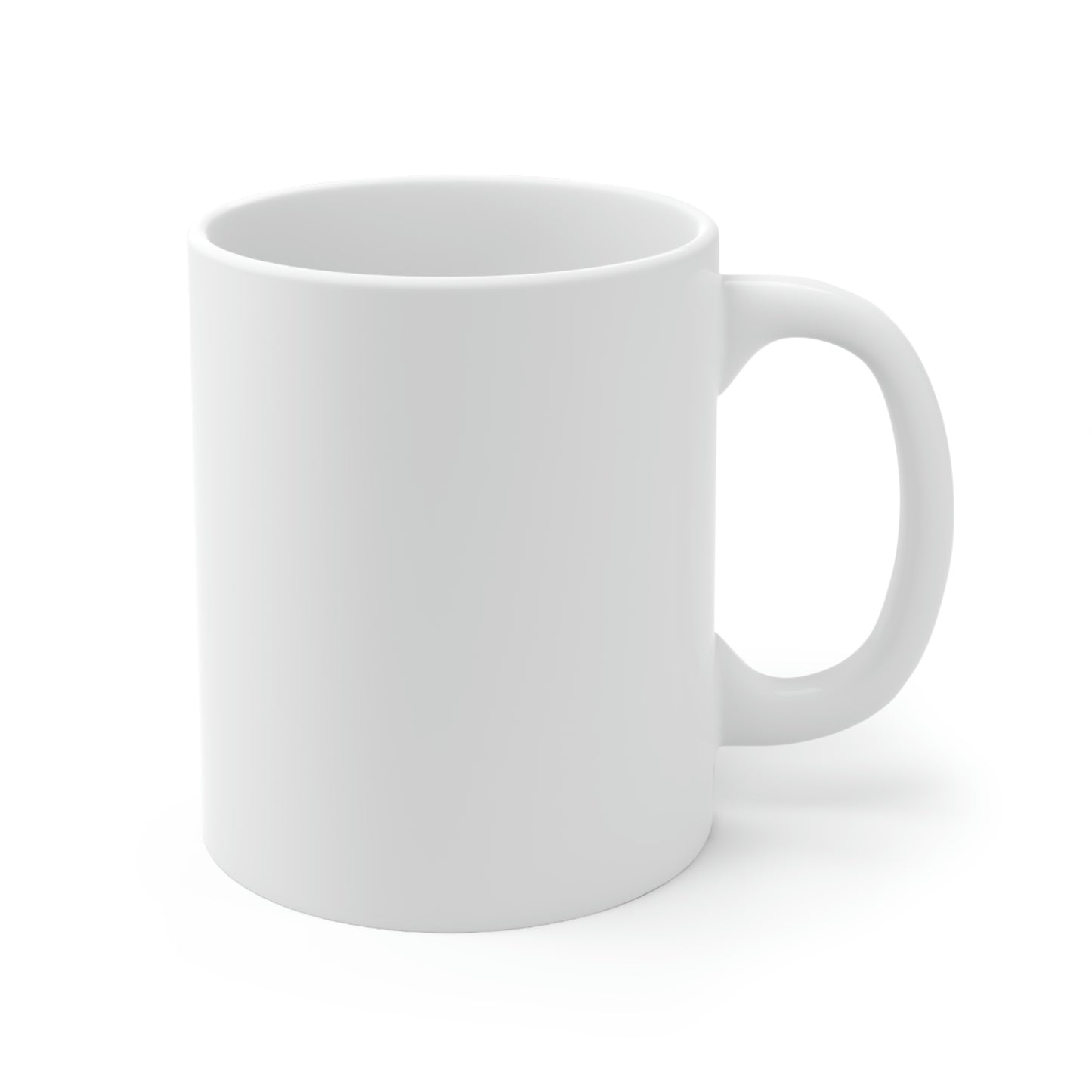 BSMG 5th Anniversary White Ceramic Mug (Red/Blue)